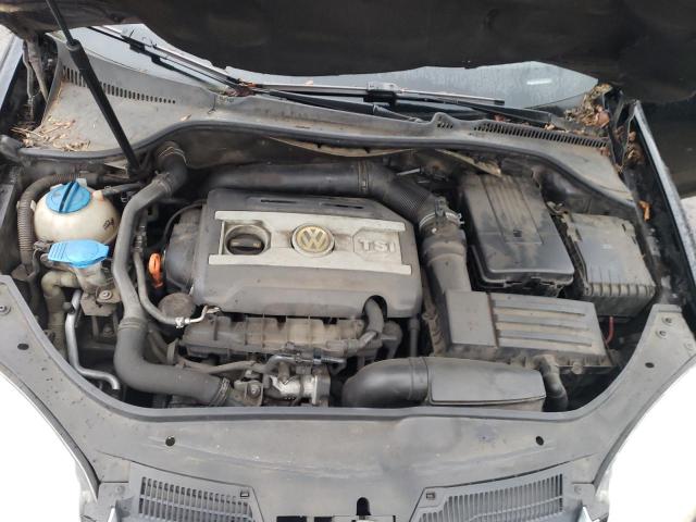 3VWRA71K49M019669 - 2009 VOLKSWAGEN JETTA WOLFSBURG 黑色 照片 11