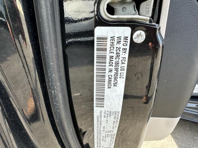 2C4RC1BG9PR594764 - 2023 CHRYSLER PACIFICA TOURING L Czarny zdjęcie 10