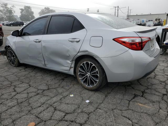2T1BURHE4GC585361 - 2016 TOYOTA COROLLA L SILVER photo 2