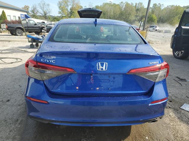2HGFE2F54PH564686 - 2023 HONDA CIVIC SPORT BLUE photo 6