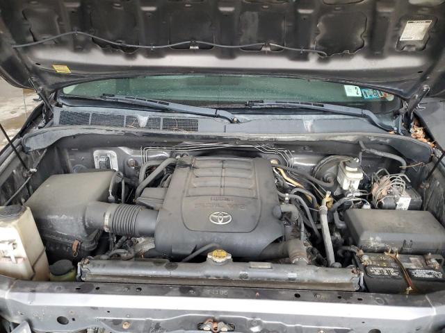 5TFUY5F1XBX190567 - 2011 TOYOTA TUNDRA DOUBLE CAB SR5 GRAY photo 11