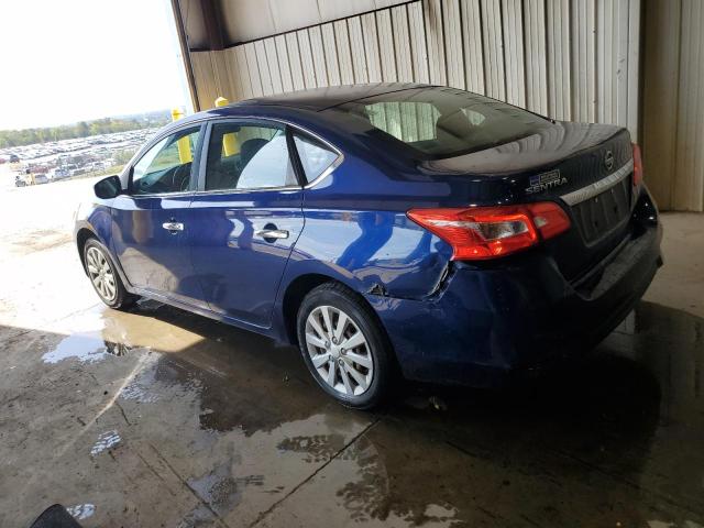 3N1AB7AP5GY221650 - 2016 NISSAN SENTRA S BLUE photo 2