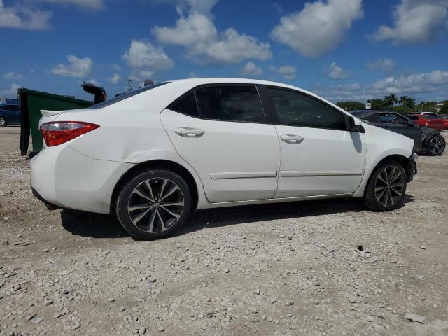 2T1BURHE8FC472303 - 2015 TOYOTA COROLLA L WHITE photo 3