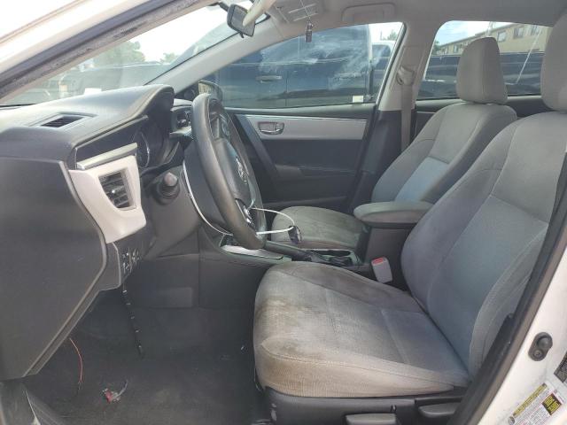 2T1BURHE8FC472303 - 2015 TOYOTA COROLLA L WHITE photo 7