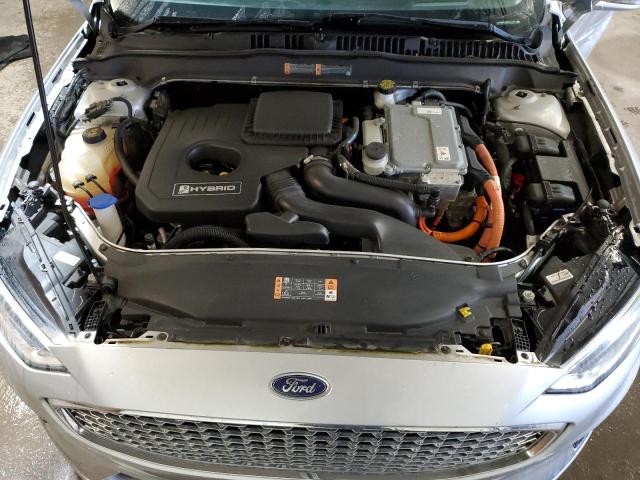 3FA6P0RU9KR117189 - 2019 FORD FUSION TITANIUM Gümüş foto 11