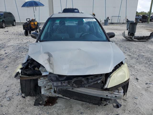 2HGES16595H564940 - 2005 HONDA CIVIC LX ვერცხლისფერი ფოტო 5