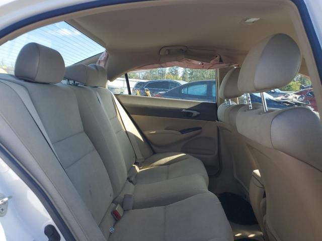 2HGFA16528H332711 - 2008 HONDA CIVIC LX WHITE photo 10