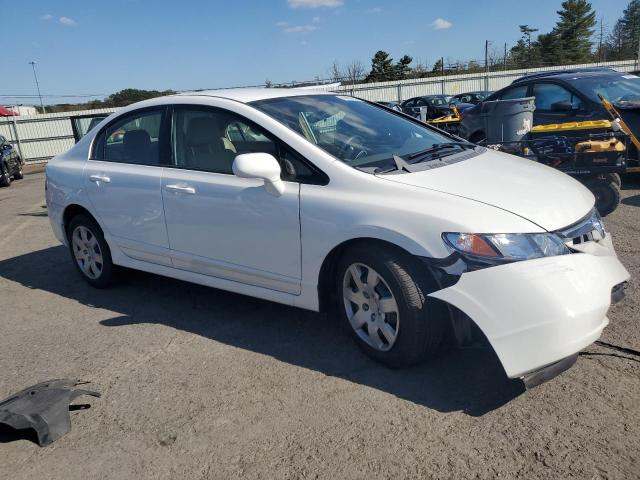 2HGFA16528H332711 - 2008 HONDA CIVIC LX WHITE photo 4