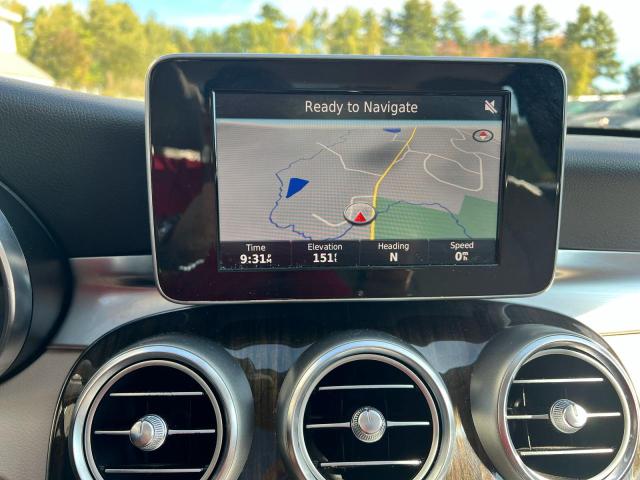 55SWF4KB3HU222509 - 2017 MERCEDES-BENZ C 300 4MATIC BLUE photo 11