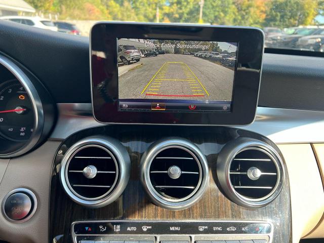 55SWF4KB3HU222509 - 2017 MERCEDES-BENZ C 300 4MATIC BLUE photo 9