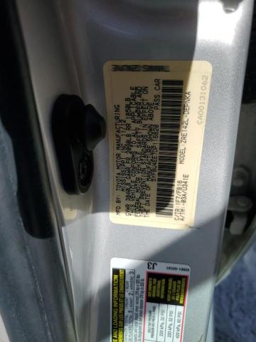 5YFBU4EE7DP116820 - 2013 TOYOTA COROLLA BASE Gümüş fotoğraf 12