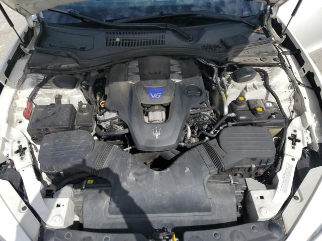 ZAM57RTA1H1244817 - 2017 MASERATI GHIBLI S Білий фото 11