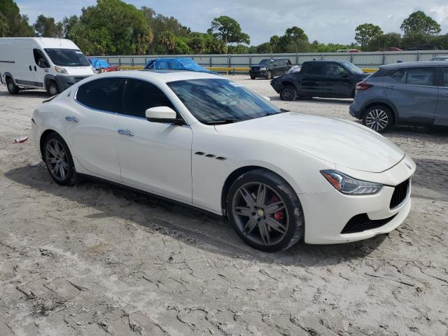 ZAM57RTA1H1244817 - 2017 MASERATI GHIBLI S Білий фото 4