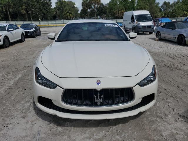 ZAM57RTA1H1244817 - 2017 MASERATI GHIBLI S Білий фото 5