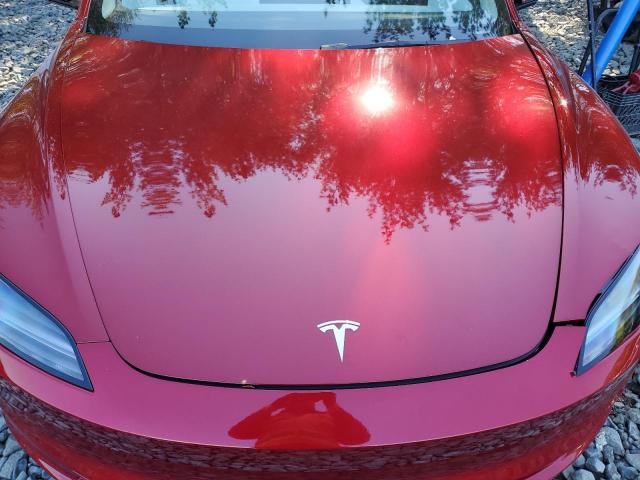 5YJ3E1EA1SF077017 - 2025 TESLA MODEL 3 RED photo 11
