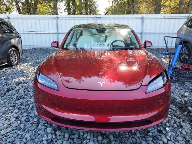 5YJ3E1EA1SF077017 - 2025 TESLA MODEL 3 RED photo 5