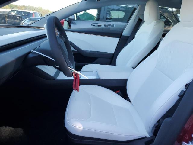 5YJ3E1EA1SF077017 - 2025 TESLA MODEL 3 RED photo 7