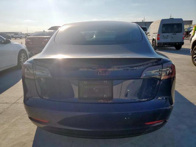5YJ3E1EC6NF110082 - 2022 TESLA MODEL 3 BLUE photo 6