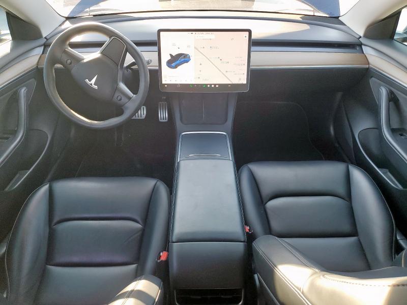 5YJ3E1EC6NF110082 - 2022 TESLA MODEL 3 BLUE photo 8