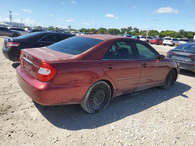 4T1BE32K43U206540 - 2003 TOYOTA CAMRY LE 红色 照片 3