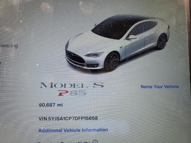 5YJSA1CP7DFP15658 - 2013 TESLA MODEL S Ақ фото 9