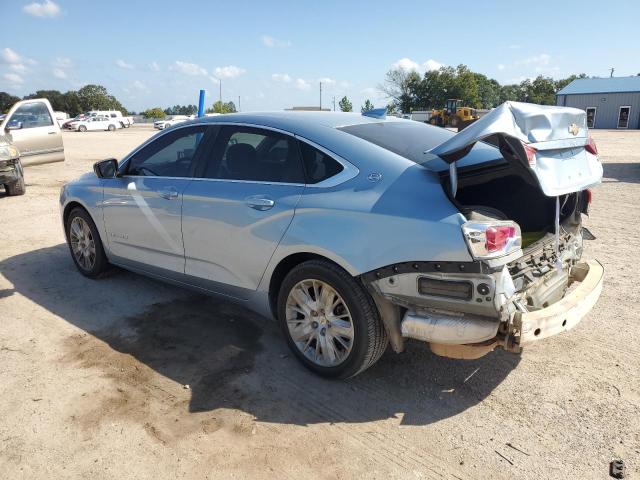 1G11Z5SLXFU109929 - 2015 CHEVROLET IMPALA LS BLUE photo 2
