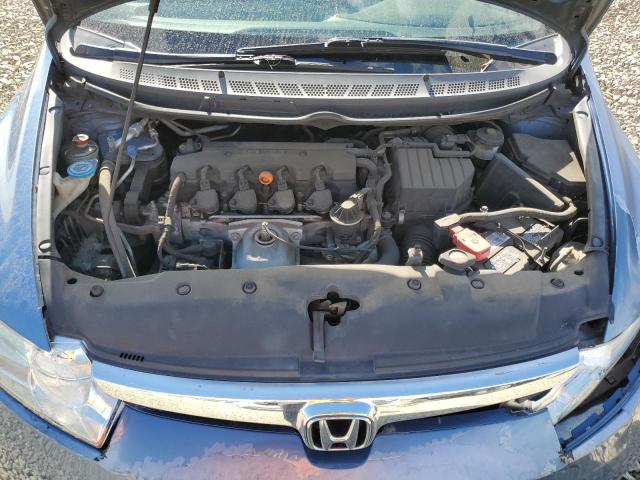 1HGFA16596L055037 - 2006 HONDA CIVIC LX BLUE photo 11