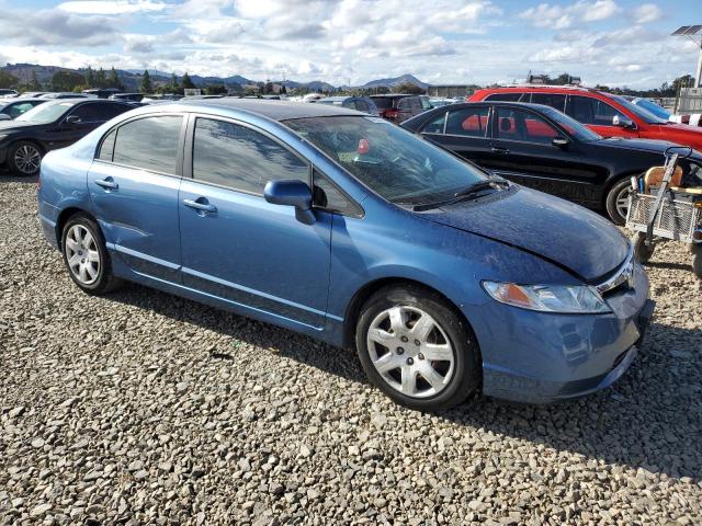 1HGFA16596L055037 - 2006 HONDA CIVIC LX BLUE photo 4