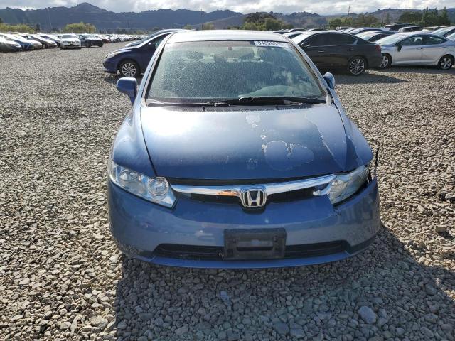 1HGFA16596L055037 - 2006 HONDA CIVIC LX BLUE photo 5