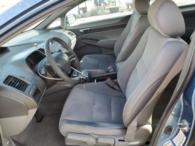 1HGFA16596L055037 - 2006 HONDA CIVIC LX BLUE photo 7