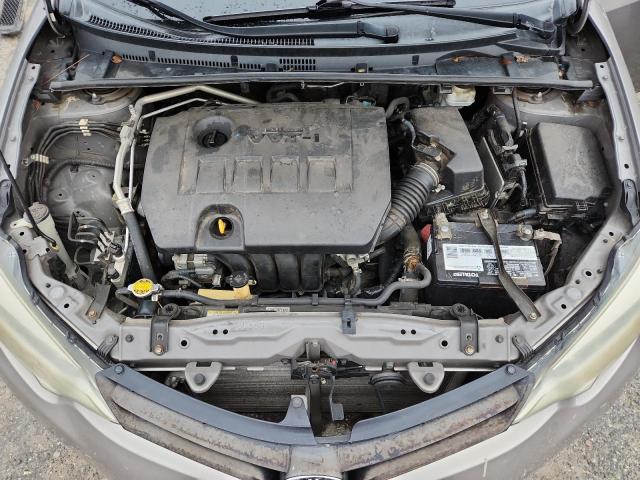 2T1BURHE6EC186416 - 2014 TOYOTA COROLLA L TAN photo 11