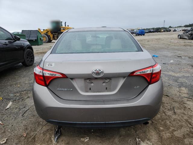 2T1BURHE6EC186416 - 2014 TOYOTA COROLLA L TAN photo 6