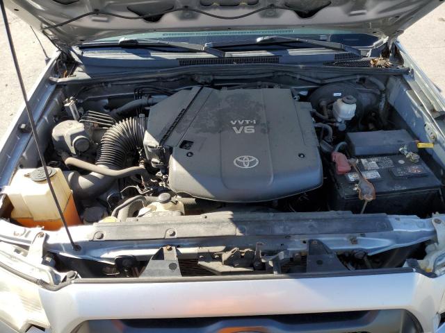 5TFLU4EN7EX094194 - 2014 TOYOTA TACOMA DOUBLE CAB SILVER photo 11