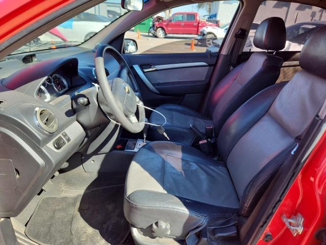 KL1TG5DE3BB120739 - 2011 CHEVROLET AVEO LT RED photo 7