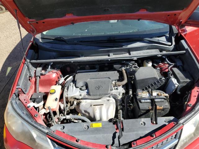 2T3BFREV2DW043837 - 2013 TOYOTA RAV4 LE RED photo 12