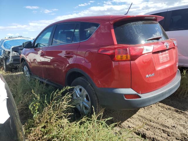 2T3BFREV2DW043837 - 2013 TOYOTA RAV4 LE RED photo 2