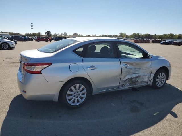 1N4AB7AP3DN908489 - 2013 NISSAN SENTRA S SILVER photo 3