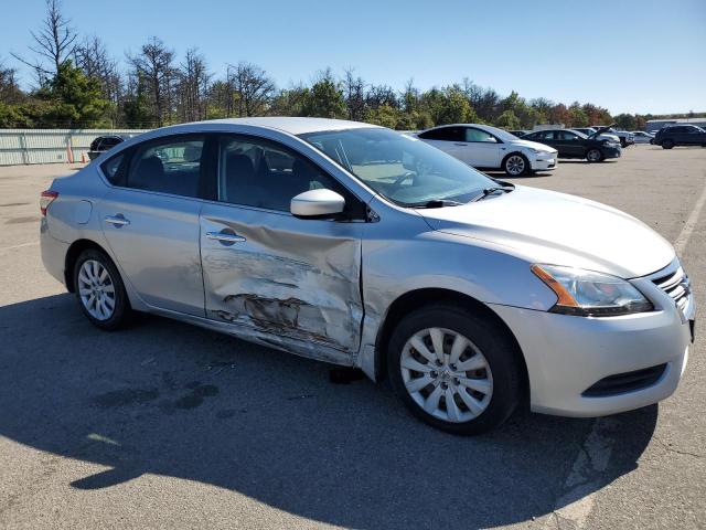 1N4AB7AP3DN908489 - 2013 NISSAN SENTRA S SILVER photo 4