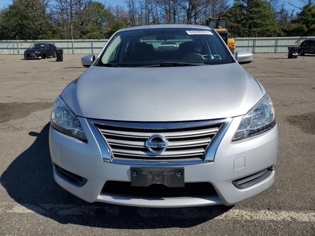 1N4AB7AP3DN908489 - 2013 NISSAN SENTRA S SILVER photo 5