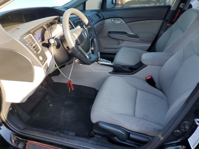 19XFB2F5XFE230115 - 2015 HONDA CIVIC LX შავი ფოტო 7