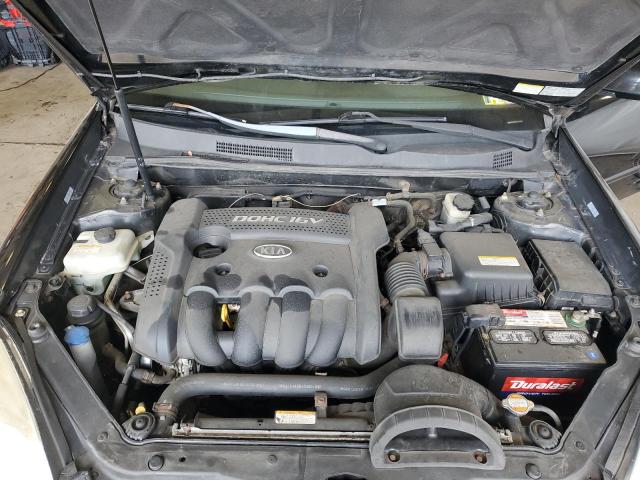 KNAGE123285241468 - 2008 KIA OPTIMA LX BLACK photo 11