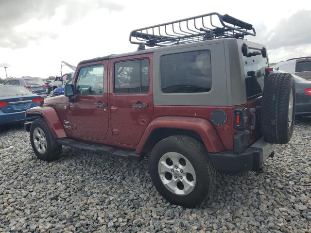 1J4GA59199L771647 - 2009 JEEP WRANGLER U SAHARA BURGUNDY photo 2
