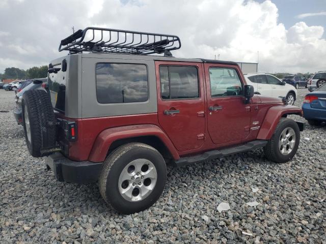 1J4GA59199L771647 - 2009 JEEP WRANGLER U SAHARA BURGUNDY photo 3