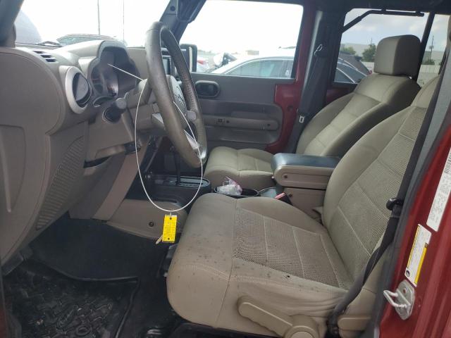 1J4GA59199L771647 - 2009 JEEP WRANGLER U SAHARA BURGUNDY photo 7