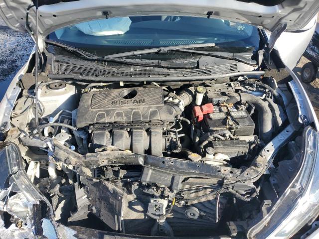 3N1AB7AP4KY250873 - 2019 NISSAN SENTRA S 银色 照片 11