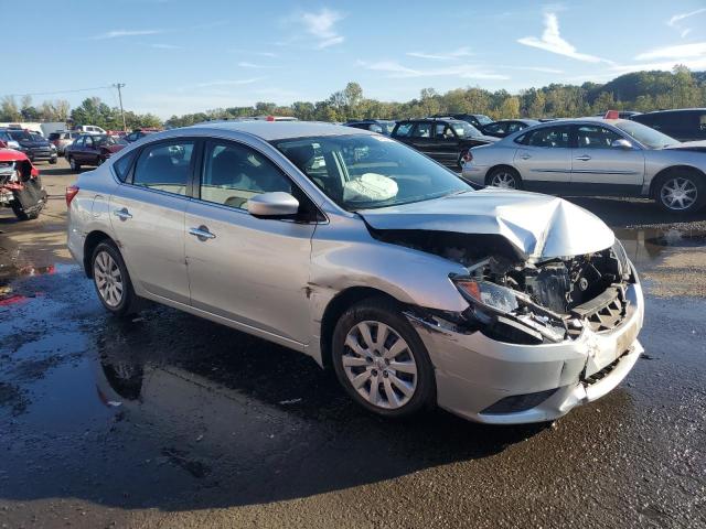 3N1AB7AP4KY250873 - 2019 NISSAN SENTRA S 银色 照片 4