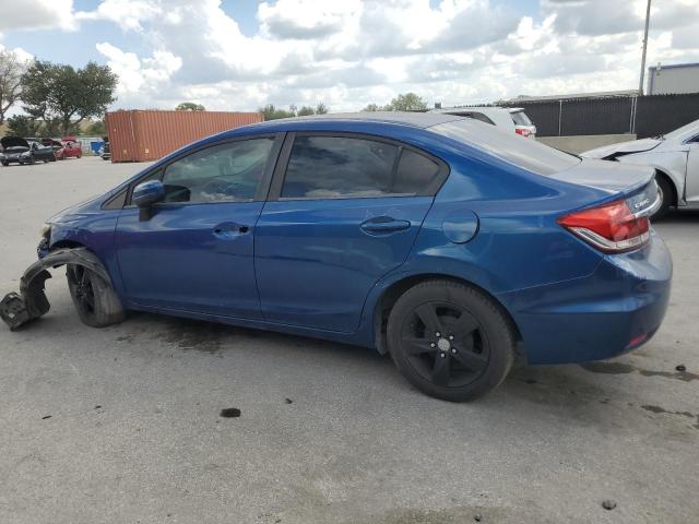 19XFB2F50EE202001 - 2014 HONDA CIVIC LX 蓝色 照片 2