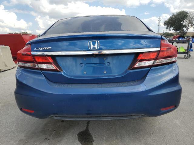 19XFB2F50EE202001 - 2014 HONDA CIVIC LX 蓝色 照片 6