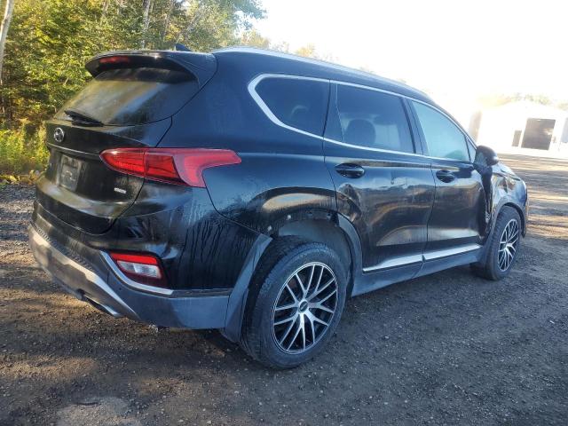 5NMS3CAD1KH121982 - 2019 HYUNDAI SANTA FE SEL أسود صورة 3