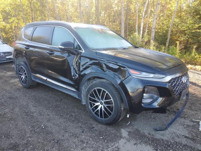 5NMS3CAD1KH121982 - 2019 HYUNDAI SANTA FE SEL أسود صورة 4